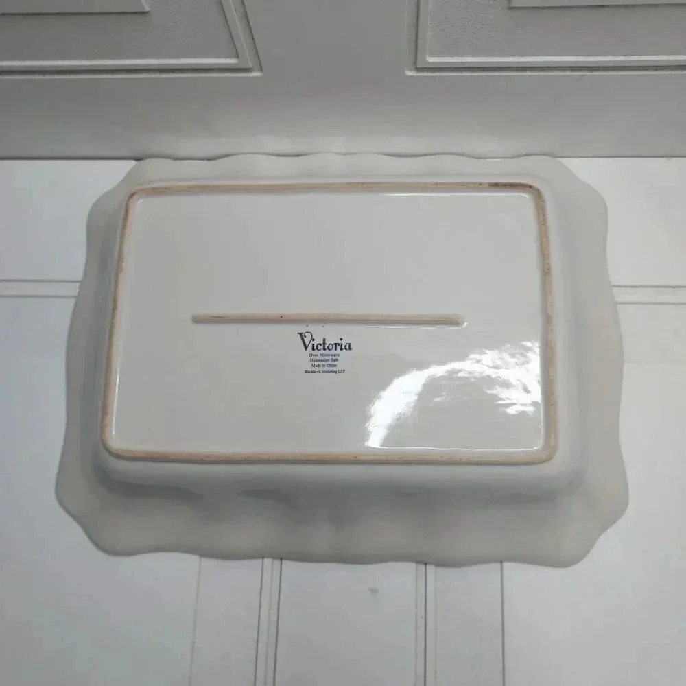 Vintage Victoria Pottery Bakeware Platter - Picture 5 of 5